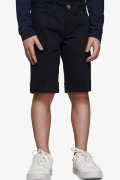 Bermuda chino basic in cotone blu Kids