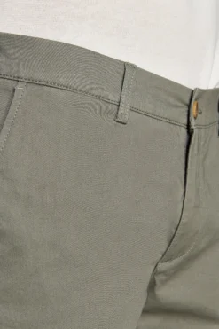 Bermuda chino basic in cotone verde