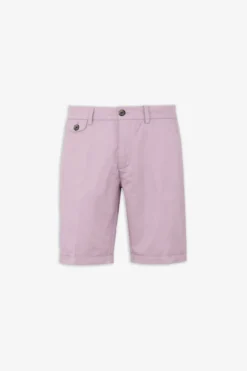 Bermuda gabardina lilla