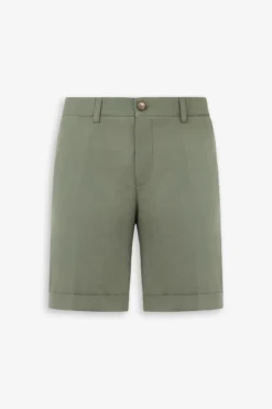 Bermuda gabardina verde