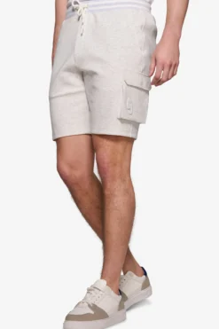 Bermuda in felpa DNJ grigio melange