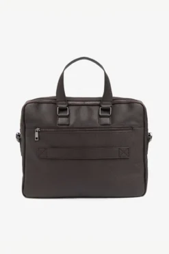 Borsa 24h in saffiano moro