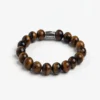 Bracciale perle grandi marrone