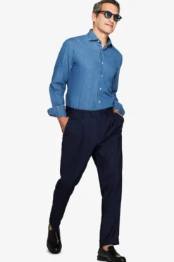 Camicia denim chambray