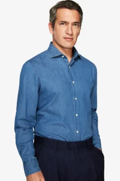 Camicia denim chambray