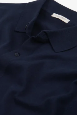 Camicia in maglia maniche corte navy