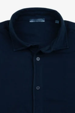 Camicia jersey navy