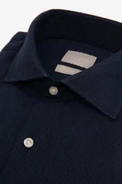 Camicia "la Picoco" operata blu