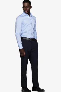 Camicia oxford azzurra slim