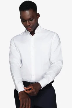 Camicia oxford button down bianca