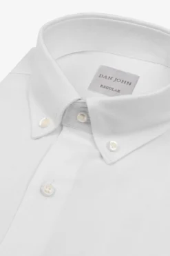 Camicia oxford button down bianca