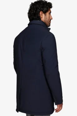 Cappotto tecnico trapuntato blu
