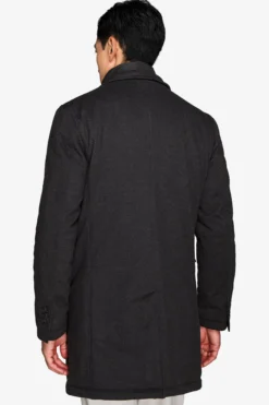 Cappotto trapuntato antracite