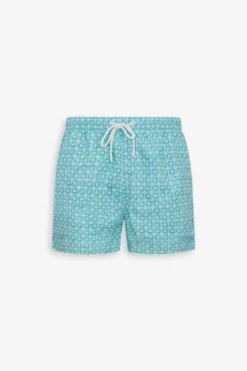 Costume da bagno fantasia fiori verde