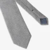 Cravatta pied de poule grigio