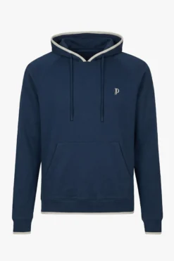 Felpa con cappuccio blu
