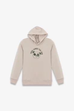 Felpa con cappuccio sabbia Kids