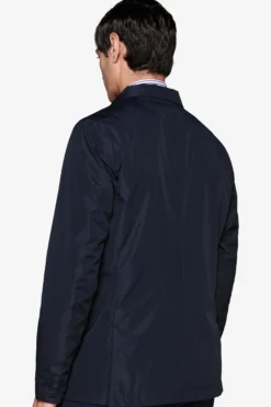 Field jacket tecnica blu
