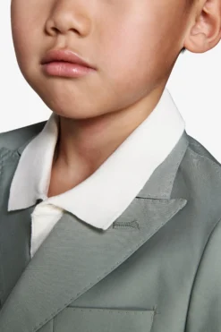 Giacca doppiopetto saia salvia Kids
