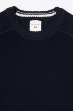 Maglia bimaterica DNJ blu
