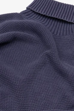 Maglia dolcevita armaturata viola