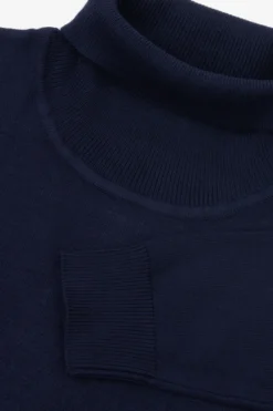 Maglia dolcevita basic blu Kids