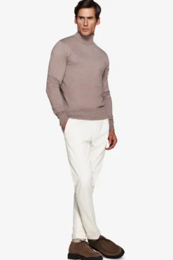 Maglia dolcevita basic tortora