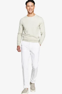 Maglia girocollo basic in cotone grigia