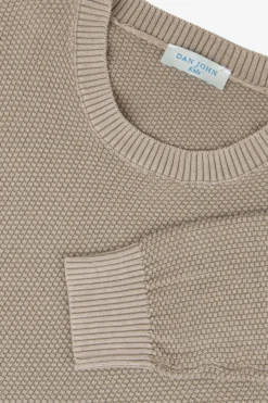 Maglia girocollo chicco riso tortora Kids