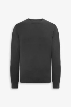 Maglia girocollo cotone nero