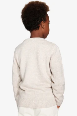 Maglia girocollo rasata corda Kids