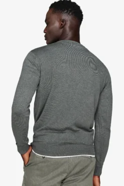 Maglia scollo a V verde