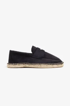 Mocassino ecosuede blu