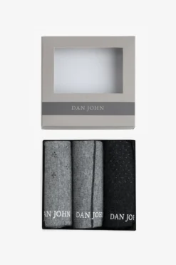 3-pack calzini multi fantasia grigio