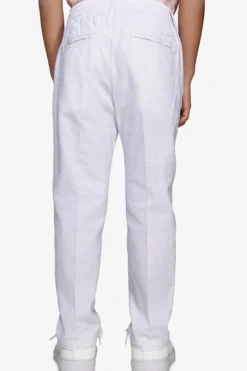 Pantalaccio misto lino bianco Kids