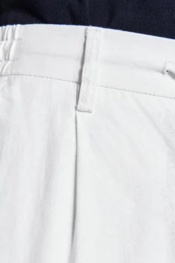 Pantalaccio misto lino bianco