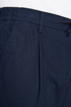 Pantalaccio misto lino blu
