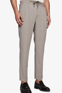 Pantalaccio tela melange tortora