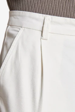 Pantaloni armaturati panna