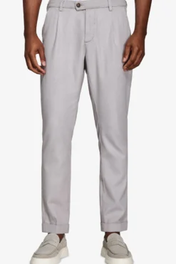Pantaloni cavalry grigio chiaro