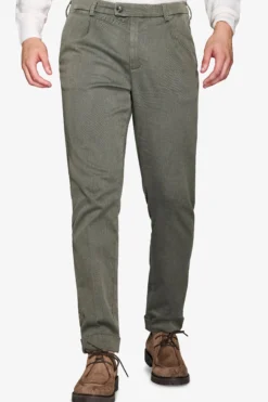 Pantaloni cavalry verde