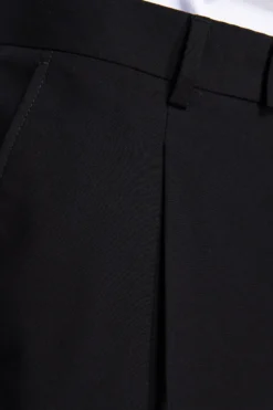 Pantaloni classici con pinces neri