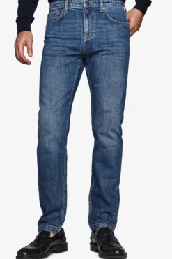 Pantaloni denim blu scuro