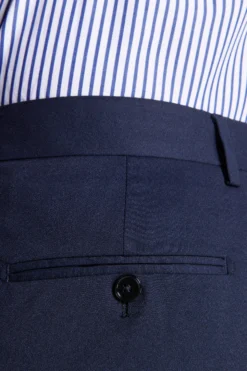 Pantaloni Herringbone blu
