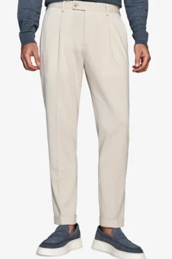 Pantaloni jersey stretch sabbia