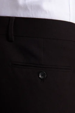 Pantaloni straight fit in tela moro