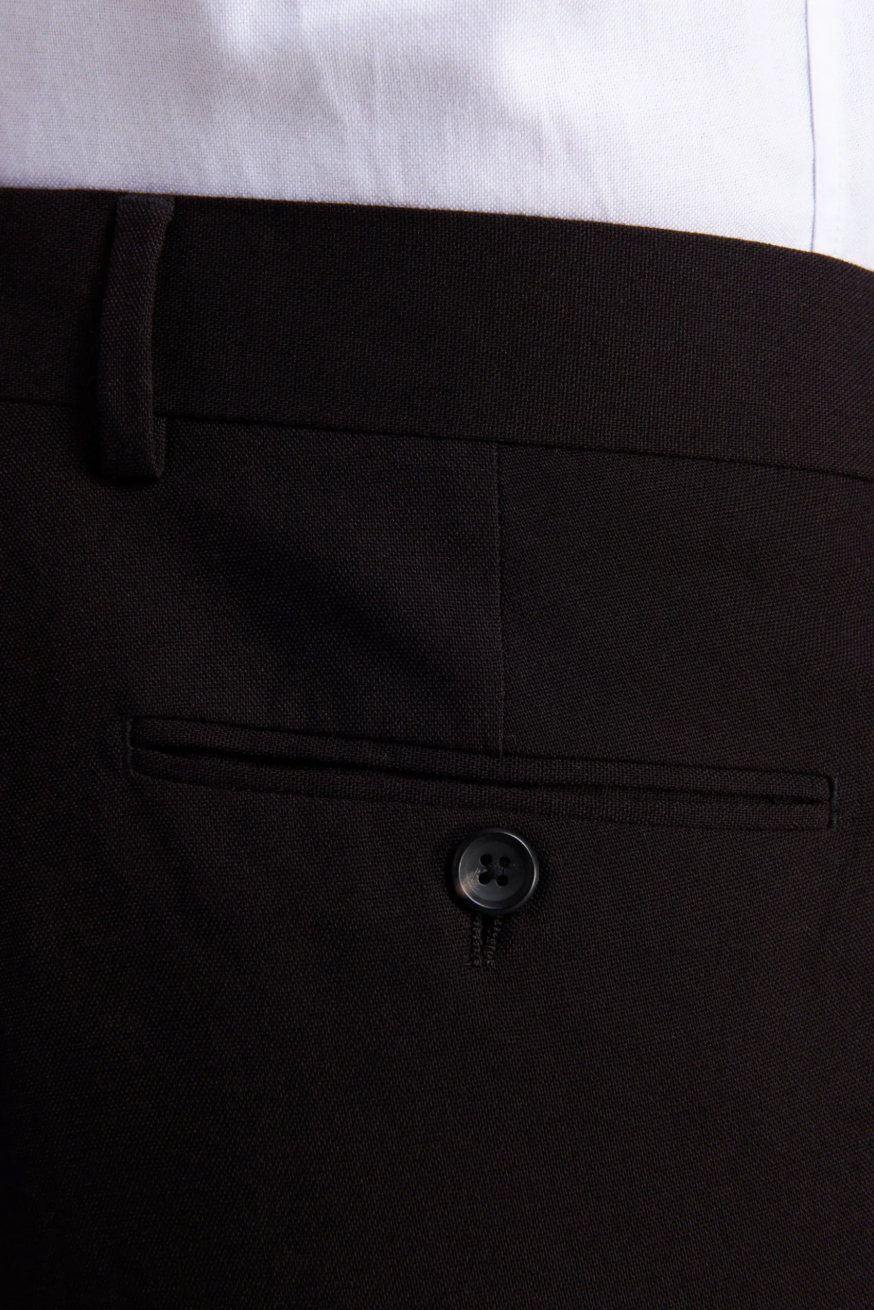 Pantaloni straight fit in tela moro