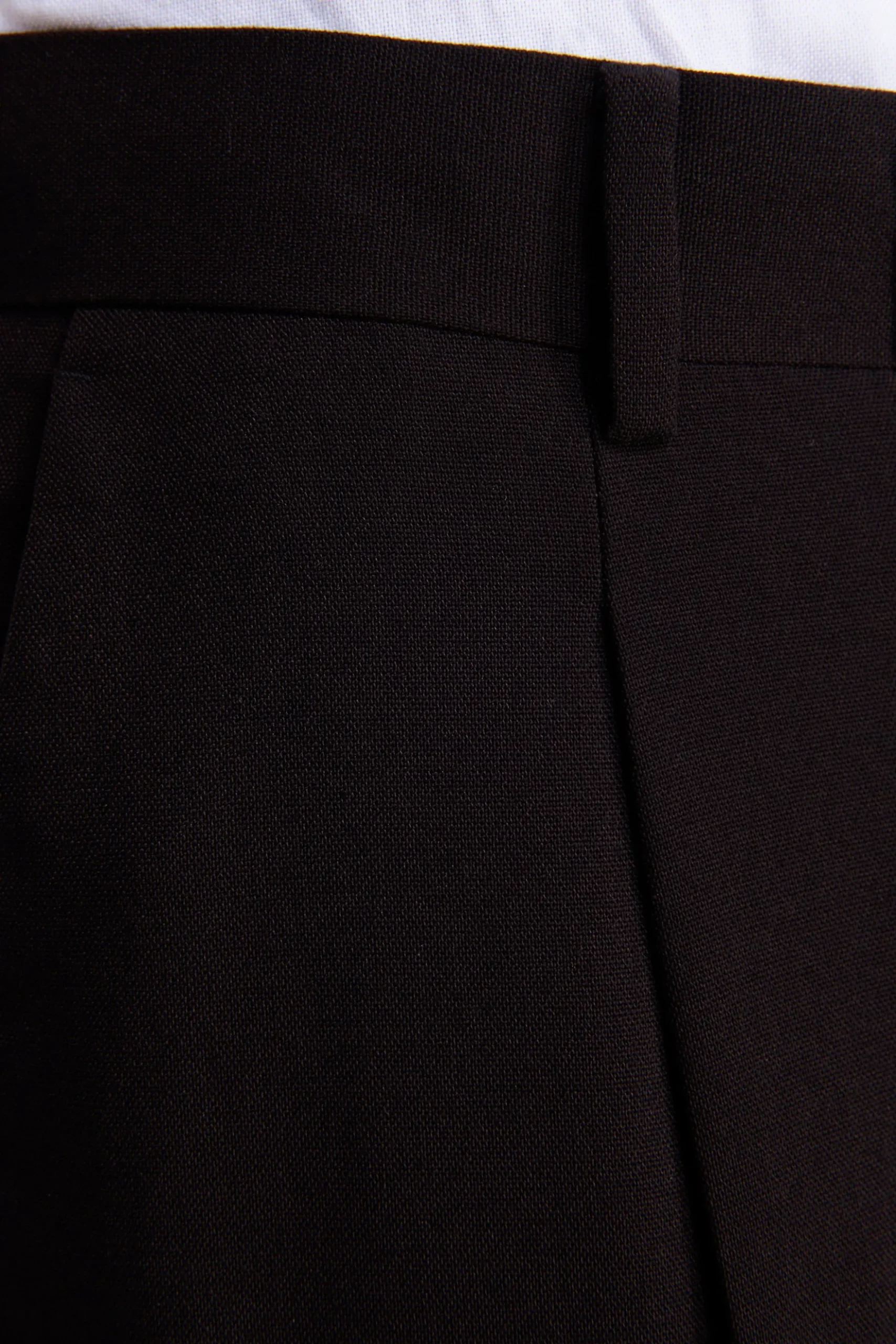 Pantaloni straight fit in tela moro