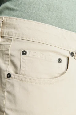 Pantaloni 5 tasche gabardina sabbia