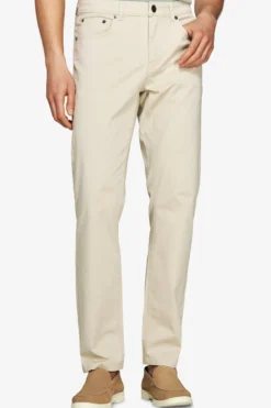 Pantaloni 5 tasche gabardina sabbia